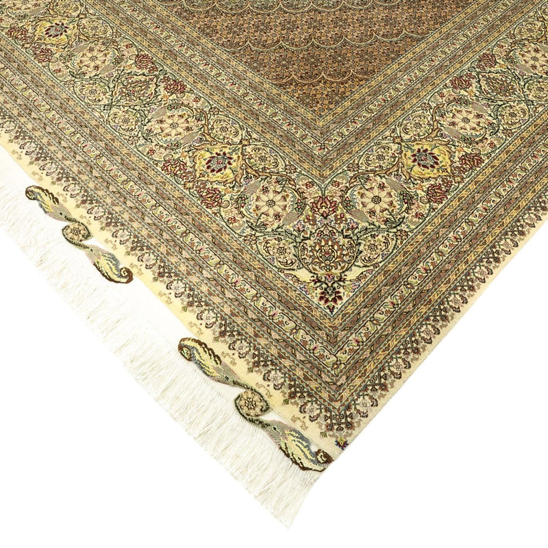 Persisk matta - Tabriz - Royal - Kungliga - 351 x 250 cm - mörk beige