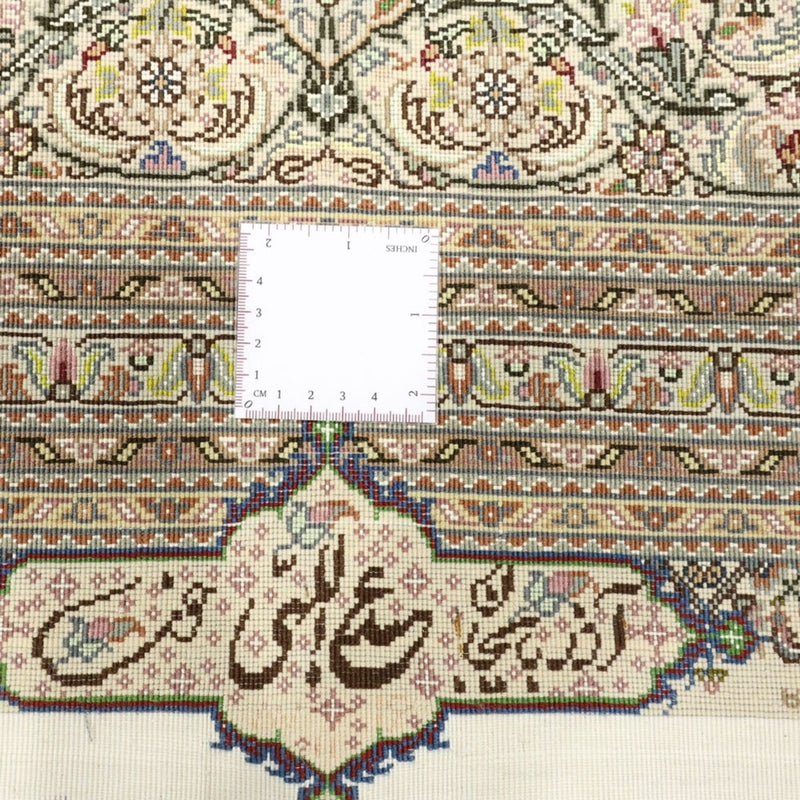 Persisk matta - Tabriz - Royal - Kungliga - 351 x 250 cm - mörk beige