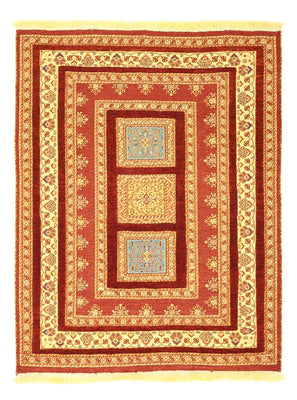 Kelim Carpet - orientalisk matta - 109 x 84 cm - flerfärgad