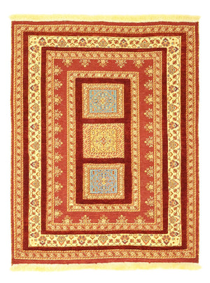 Kelim Carpet - orientalisk matta - 109 x 84 cm - flerfärgad