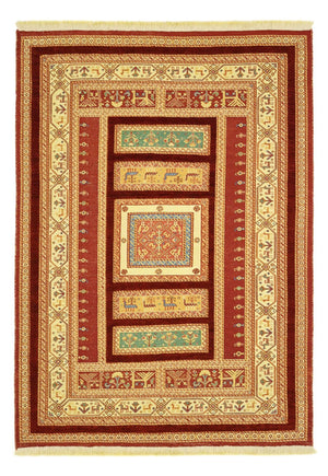 Kelim Carpet - orientalisk matta - 155 x 111 cm - flerfärgad