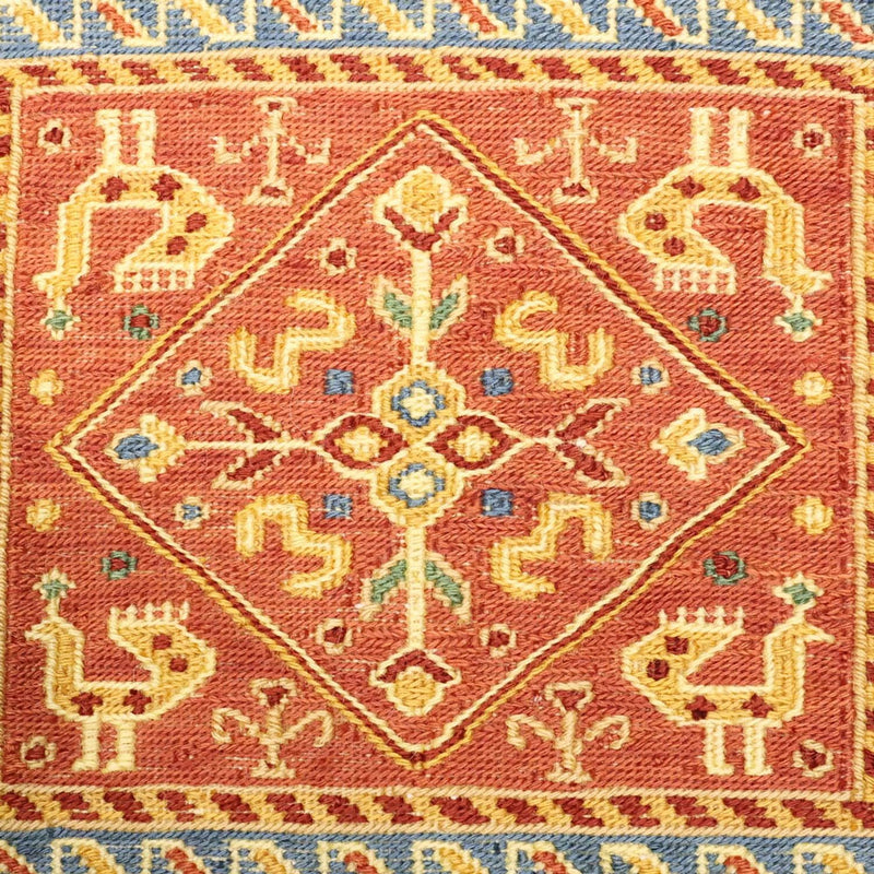 Kelim Carpet - orientalisk matta - 155 x 111 cm - flerfärgad