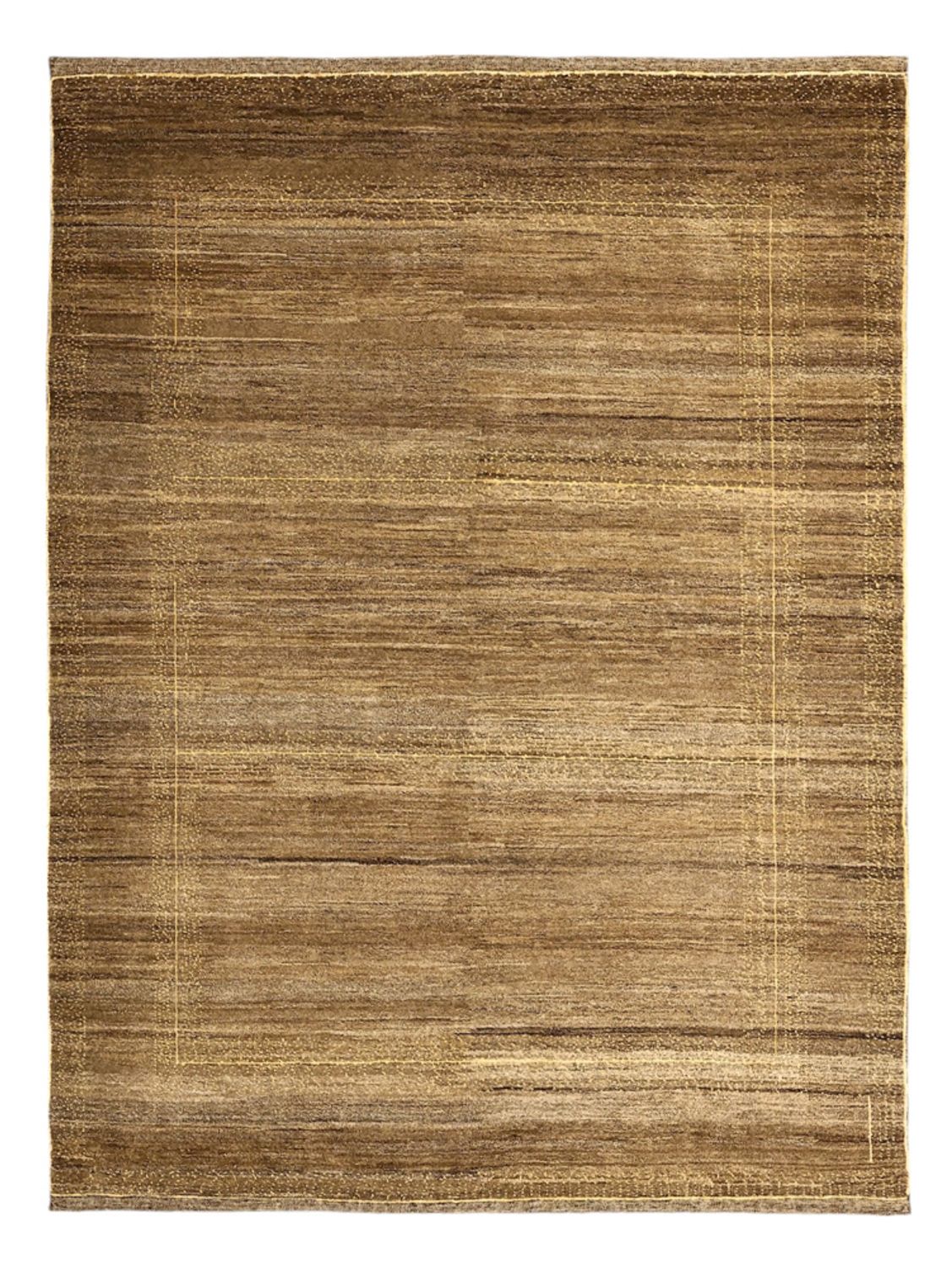 Gabbeh-matta - Loribaft Persian - 227 x 173 cm - mörk beige
