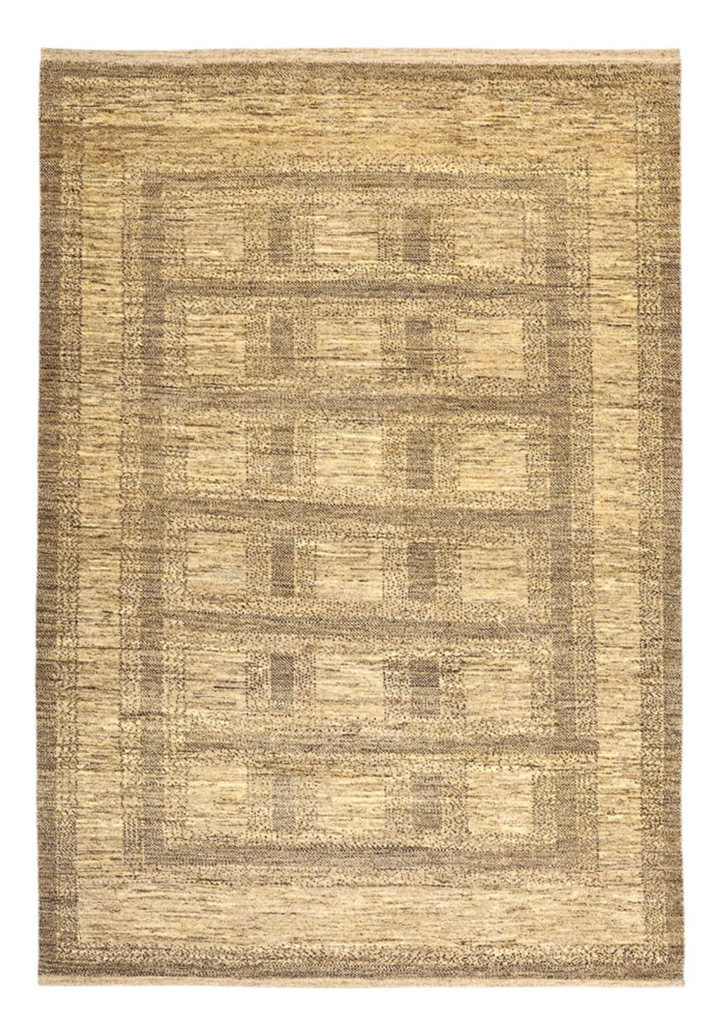 Gabbeh-matta - Loribaft Persian - 236 x 165 cm - mörk beige