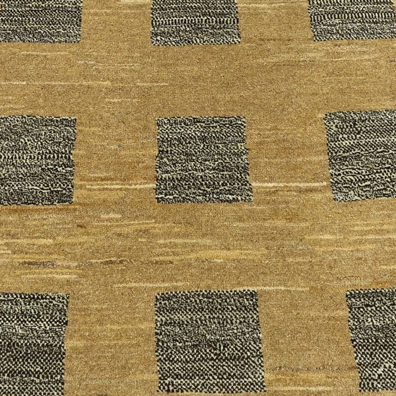 Gabbeh-matta - Loribaft Persian kvadrat  - 200 x 194 cm - mörk beige