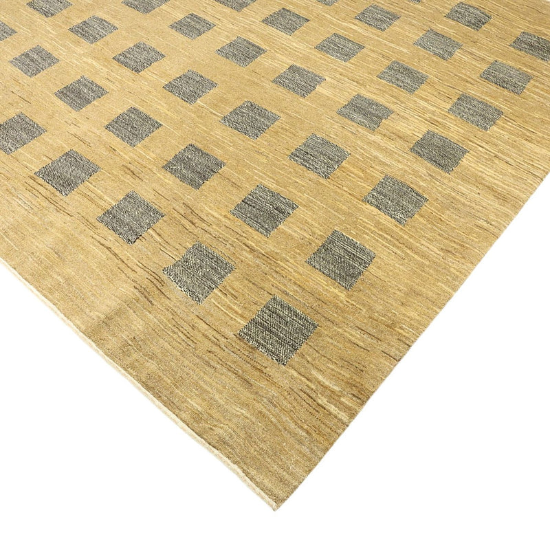 Gabbeh-matta - Loribaft Persian kvadrat  - 200 x 194 cm - mörk beige