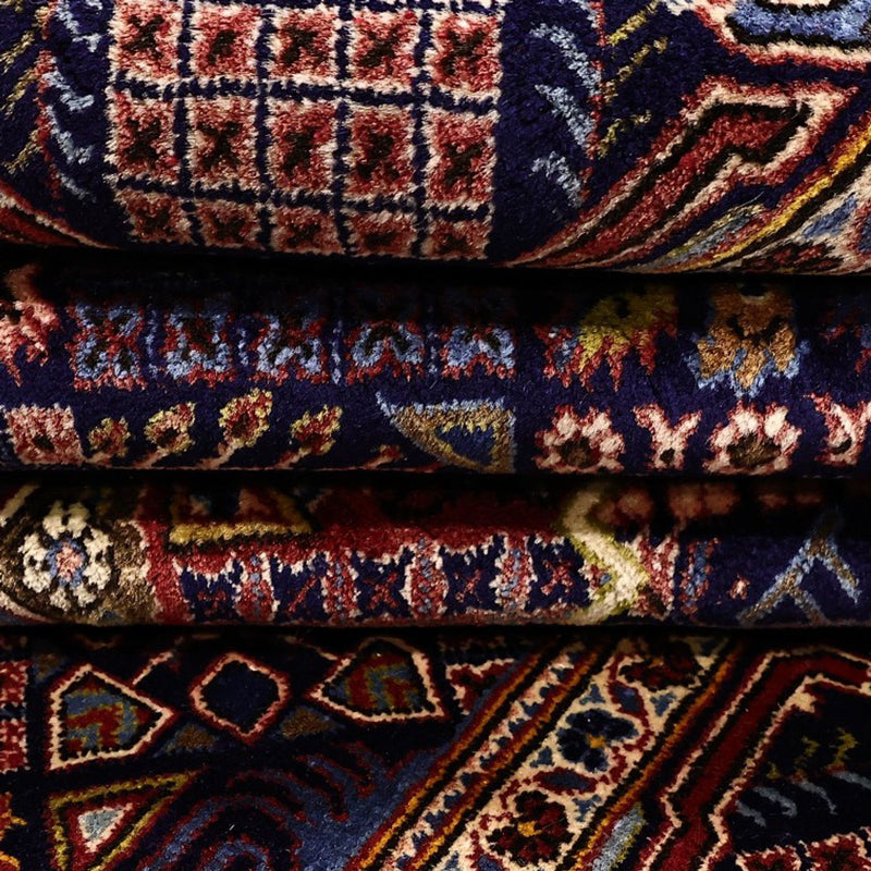 Persiska mattor - Keshan - 215 x 140 cm - mörkblå