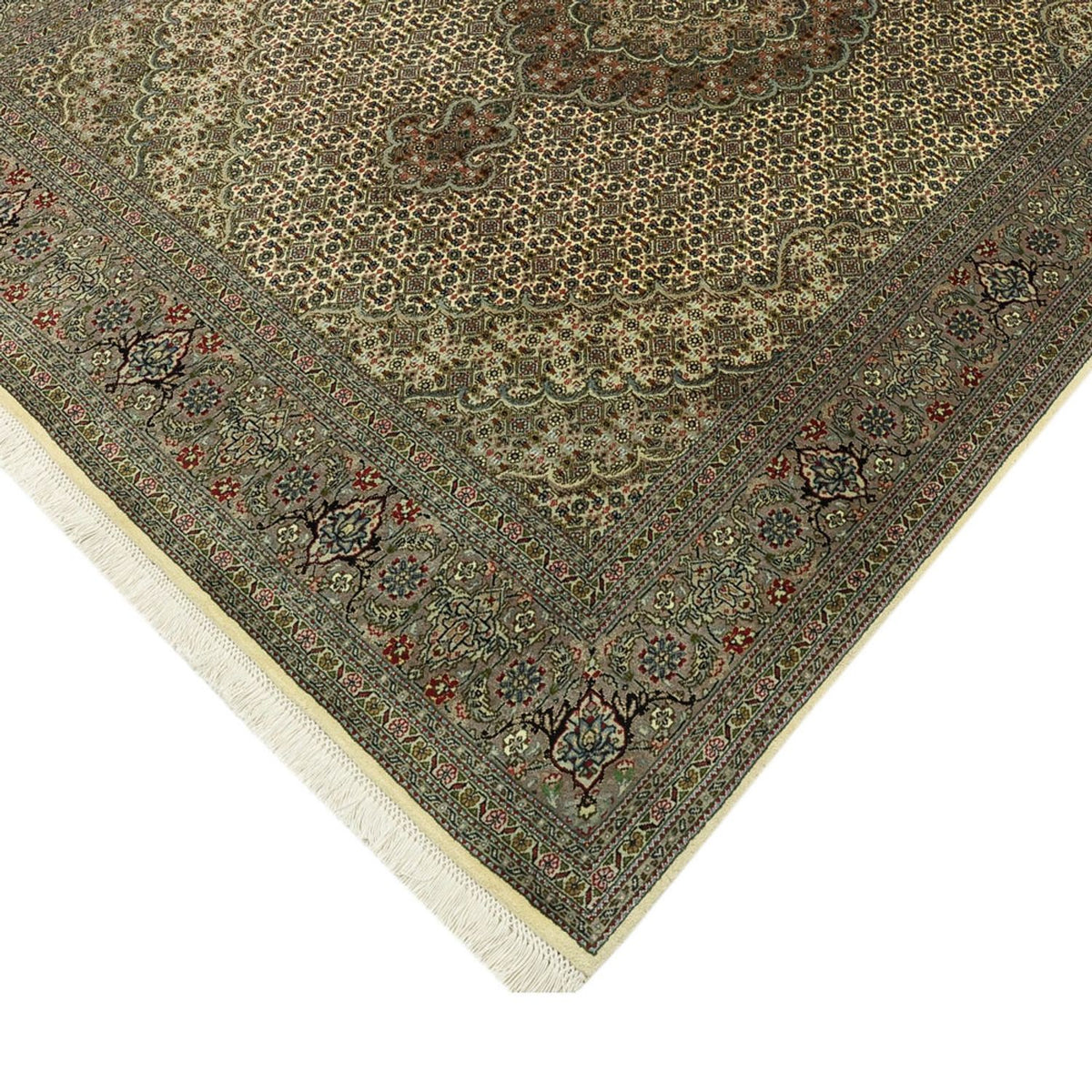 Persisk matta - Tabriz - Royal - Kungliga - 204 x 153 cm - silver