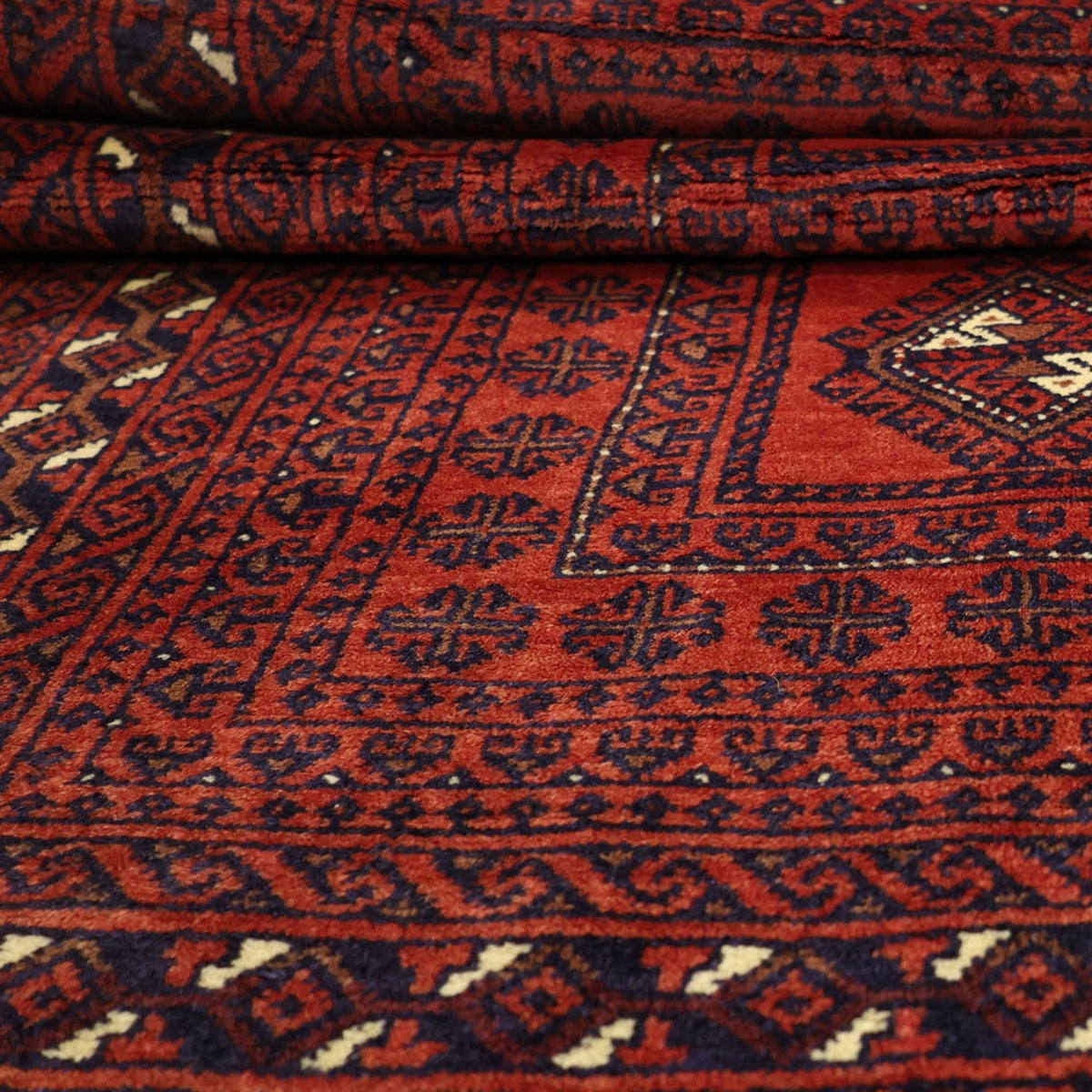 Baluch-matta - 188 x 109 cm - mörkröd