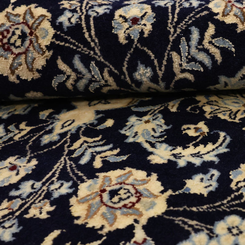 Persisk matta - Nain - Royal - Kungliga - 114 x 78 cm - mörkblå