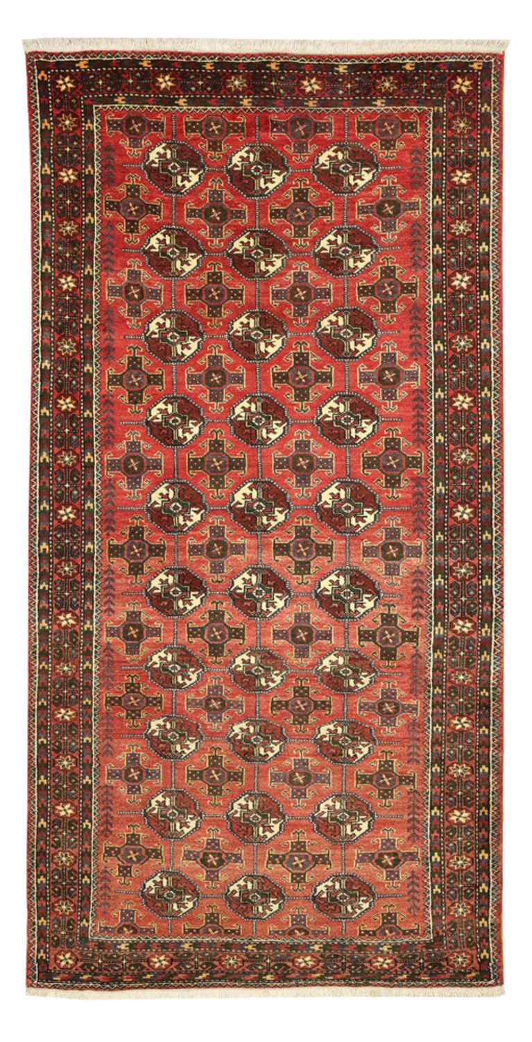 Runner Baluch-matta - 205 x 104 cm - röd