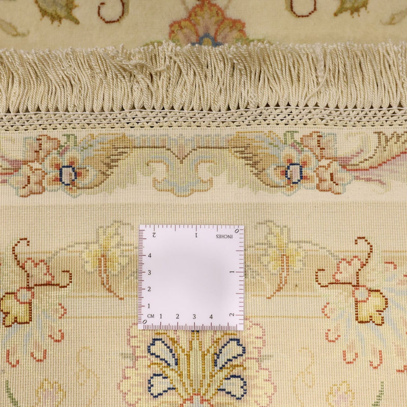 Persisk matta - Tabriz - Premium - Halsband i siden - 160 x 97 cm - sand