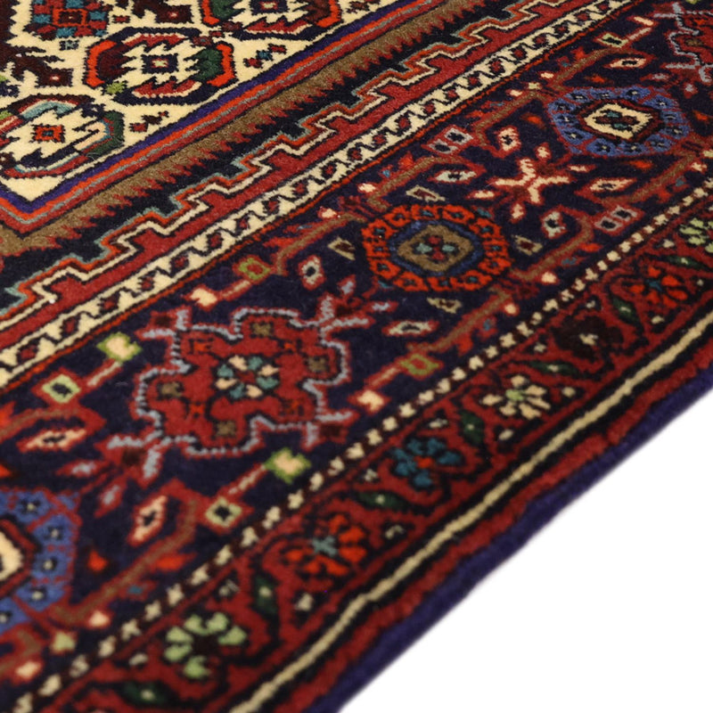 Persisk matta - Nomadic - 152 x 102 cm - mörkröd