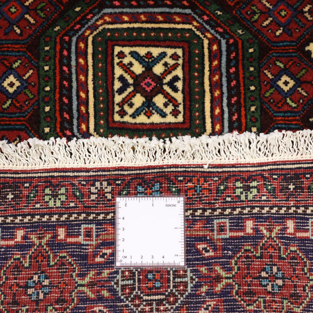 Persisk matta - Nomadic - 152 x 102 cm - mörkröd