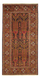 Runner Baluch-matta - 211 x 102 cm - flerfärgad