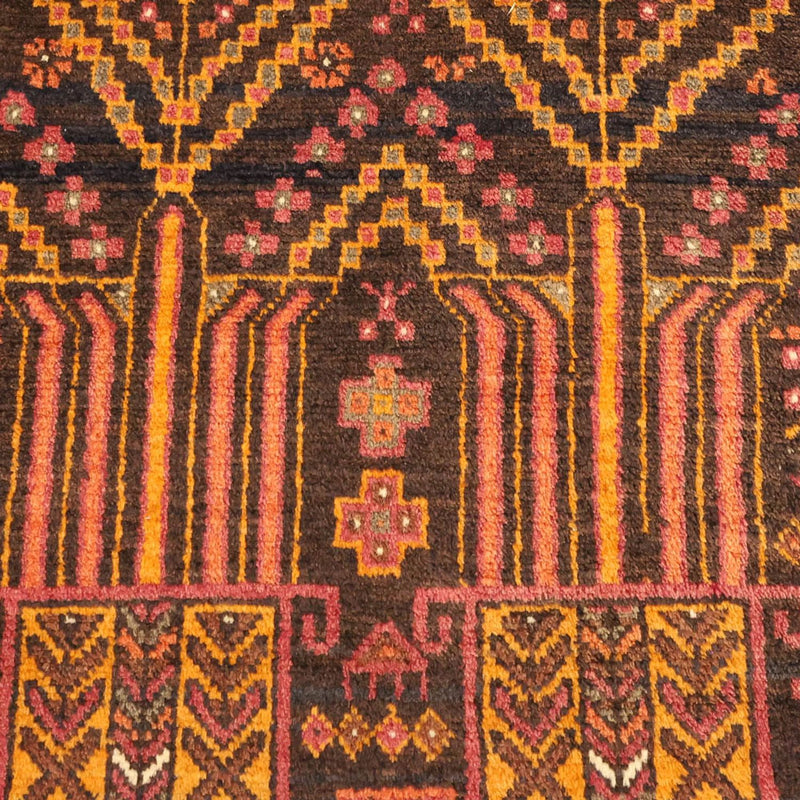 Runner Baluch-matta - 211 x 102 cm - flerfärgad