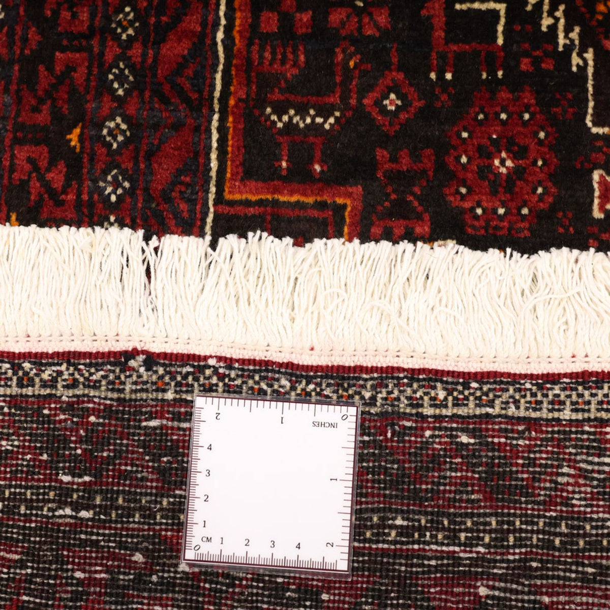 Runner Baluch-matta - 201 x 97 cm - mörkröd