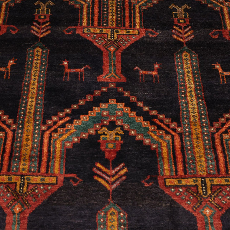 Runner Baluch-matta - 274 x 125 cm - mörkblå