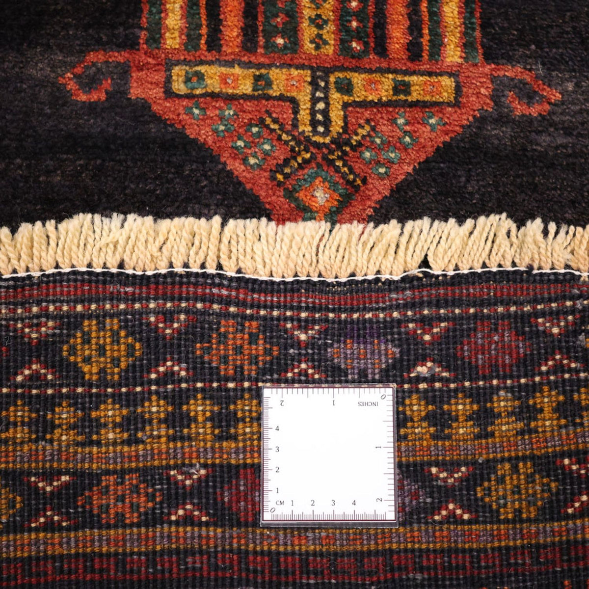 Runner Baluch-matta - 274 x 125 cm - mörkblå