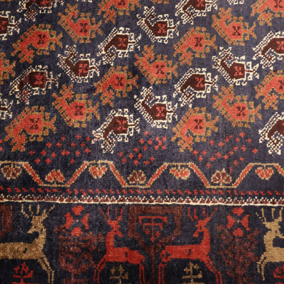 Runner Baluch-matta - 210 x 110 cm - flerfärgad