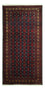 Runner Baluch-matta - 207 x 106 cm - mörkröd
