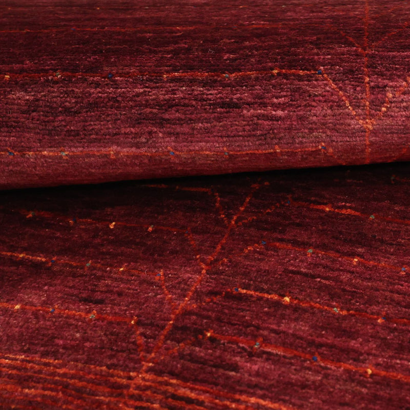 Gabbeh-matta - Kashkuli Persiska - 130 x 81 cm - mörkröd