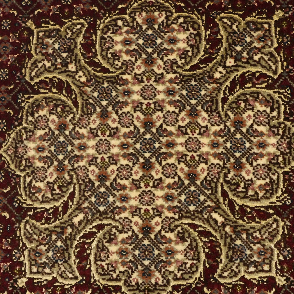 Persisk matta - Tabriz - Royal - 110 x 59 cm - mörk beige