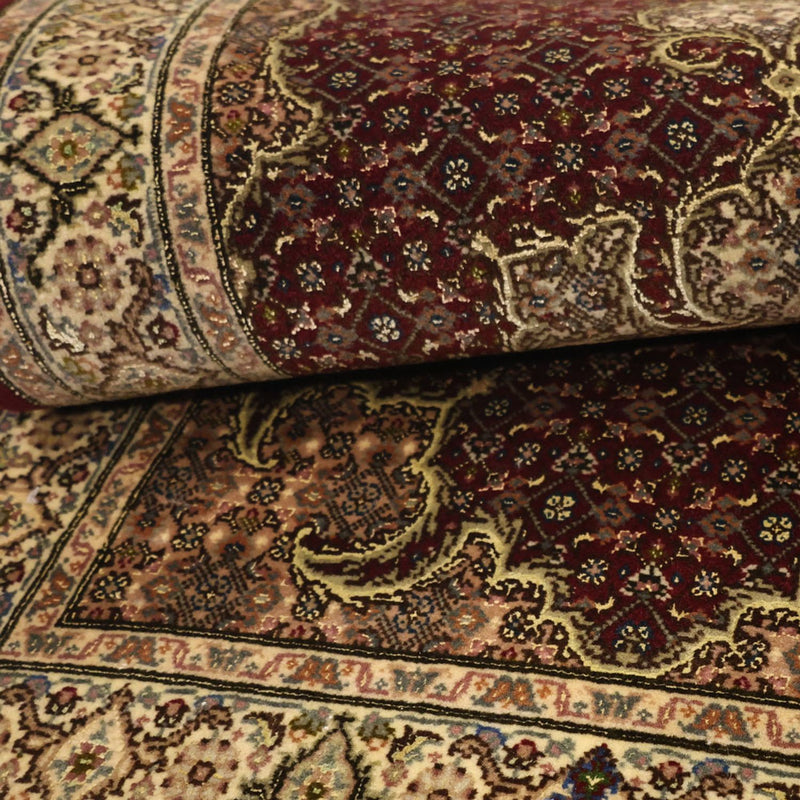 Persisk matta - Tabriz - Royal - 110 x 59 cm - mörk beige