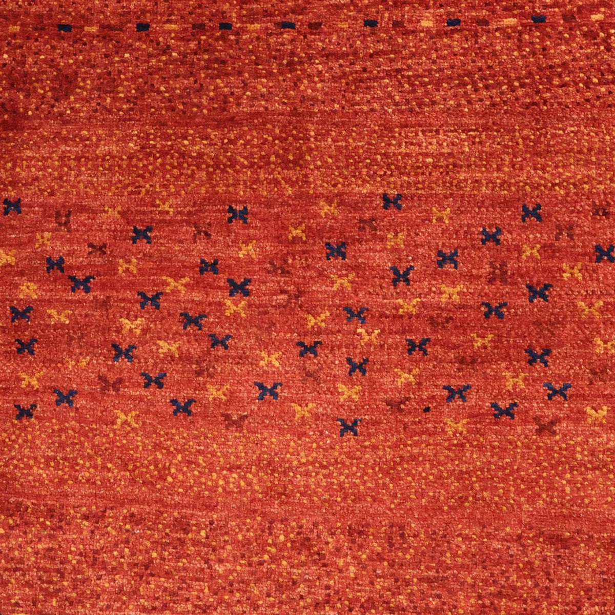 Gabbeh-matta - Kashkuli Persiska kvadrat  - 116 x 102 cm - flerfärgad