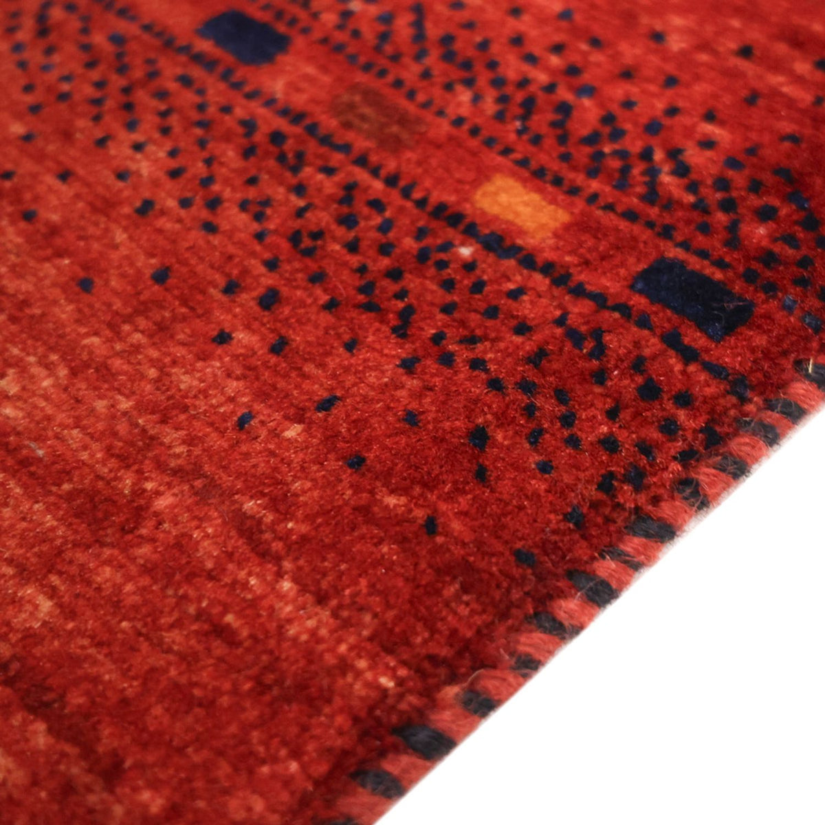 Gabbeh-matta - Kashkuli Persiska kvadrat  - 112 x 102 cm - flerfärgad