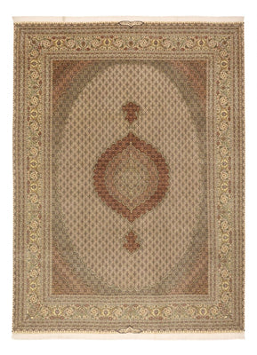 Persisk matta - Tabriz - Royal - Kungliga - 336 x 252 cm - taupe