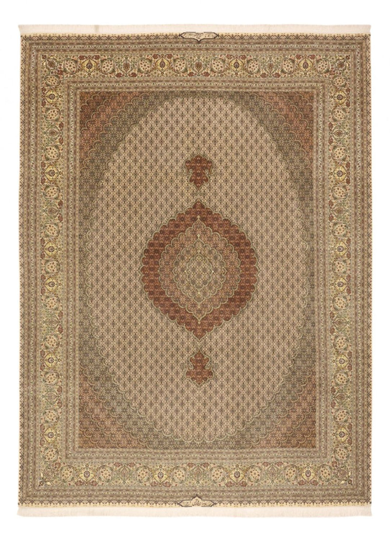 Persisk matta - Tabriz - Royal - Kungliga - 336 x 252 cm - taupe