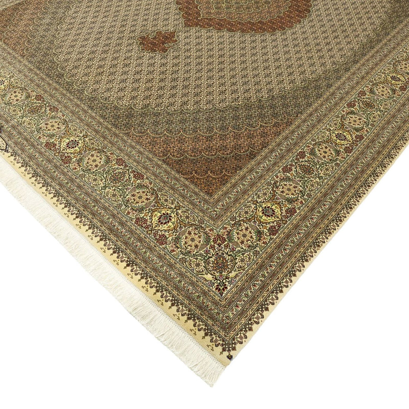 Persisk matta - Tabriz - Royal - Kungliga - 336 x 252 cm - taupe