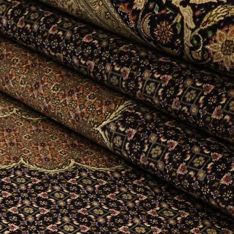 Persisk matta - Tabriz - Royal - Kungliga - 354 x 248 cm - mörkbrun