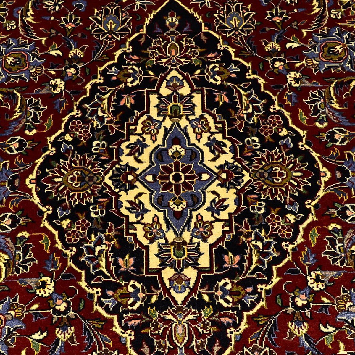 Persiska mattor - Keshan - 222 x 144 cm - röd