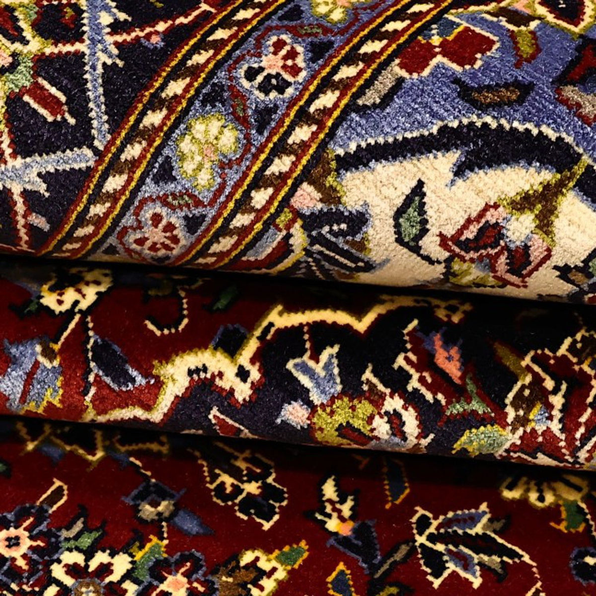 Persiska mattor - Keshan - 222 x 144 cm - röd