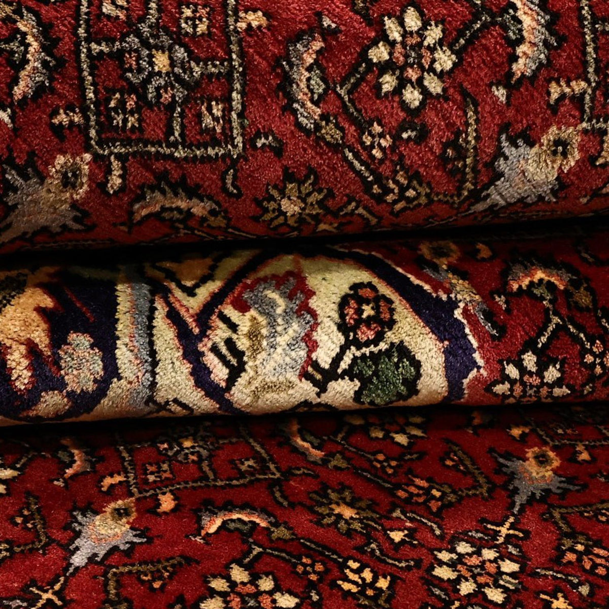 Persisk matta - Bijar - 217 x 144 cm - röd