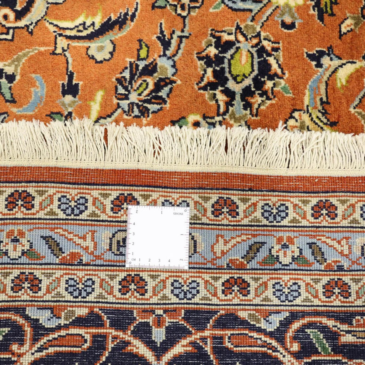 Persiska mattor - Keshan - 347 x 251 cm - ljusröd