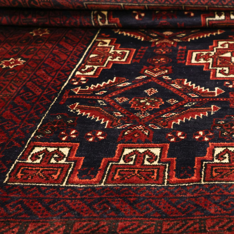 Baluch-matta - 192 x 105 cm - mörkröd