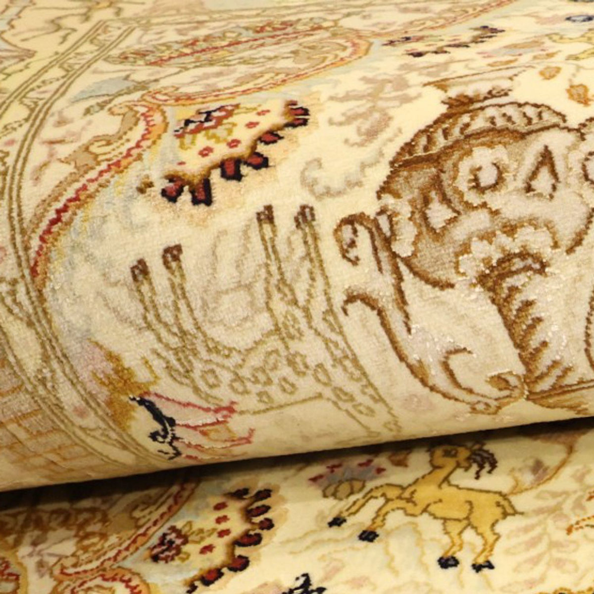 Persisk matta - Tabriz - Royal - Kungliga - 160 x 102 cm - sand