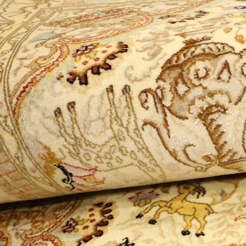 Persisk matta - Tabriz - Royal - Kungliga - 160 x 102 cm - sand