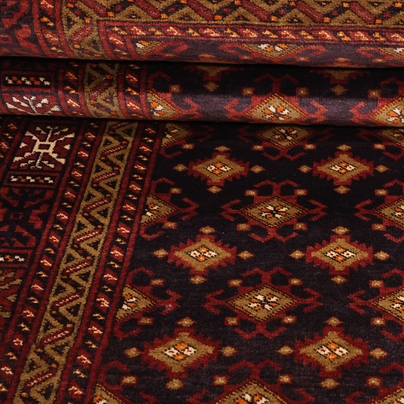 Runner Baluch-matta - 220 x 108 cm - mörkbrun