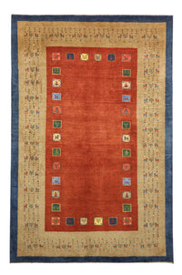 Gabbeh-matta - Kashkuli Persiska - 184 x 121 cm - röd