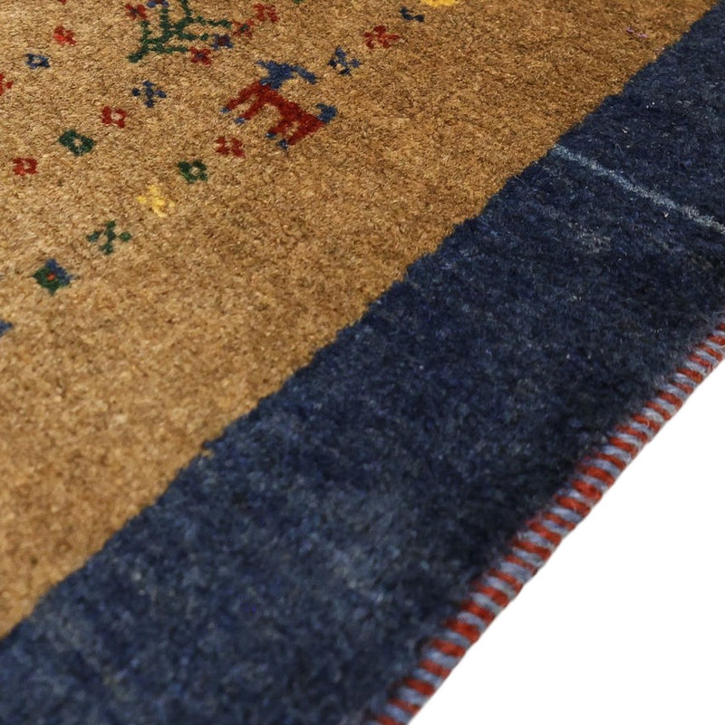 Gabbeh-matta - Kashkuli Persiska - 184 x 121 cm - röd