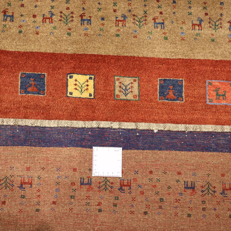 Gabbeh-matta - Kashkuli Persiska - 184 x 121 cm - röd