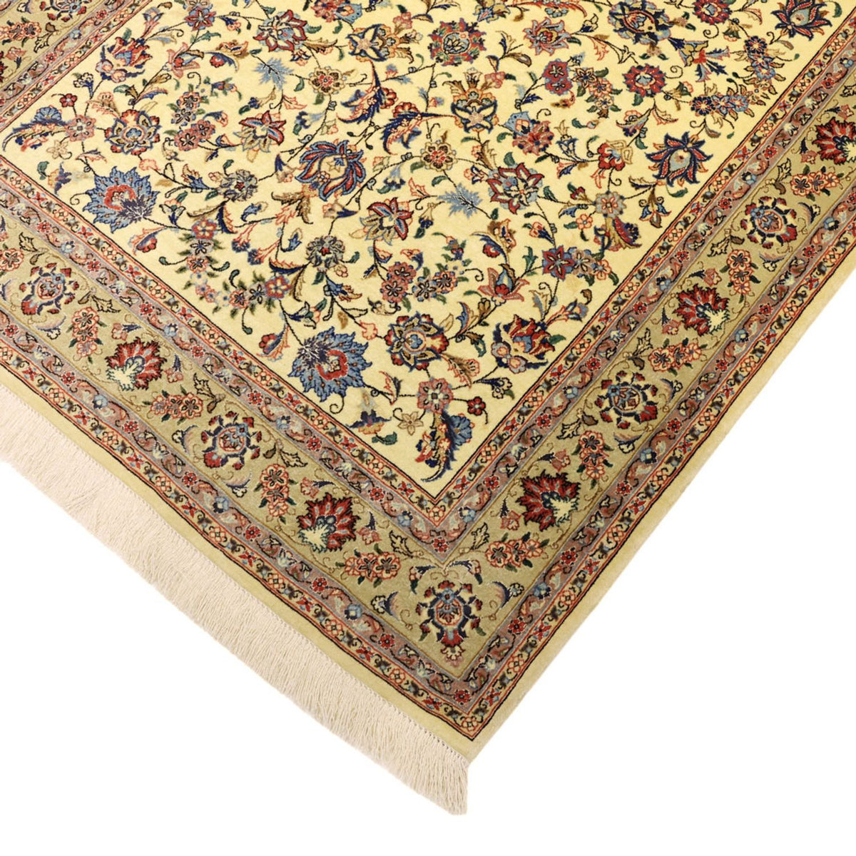 Persisk matta - Isfahan - Premium - 153 x 100 cm - beige