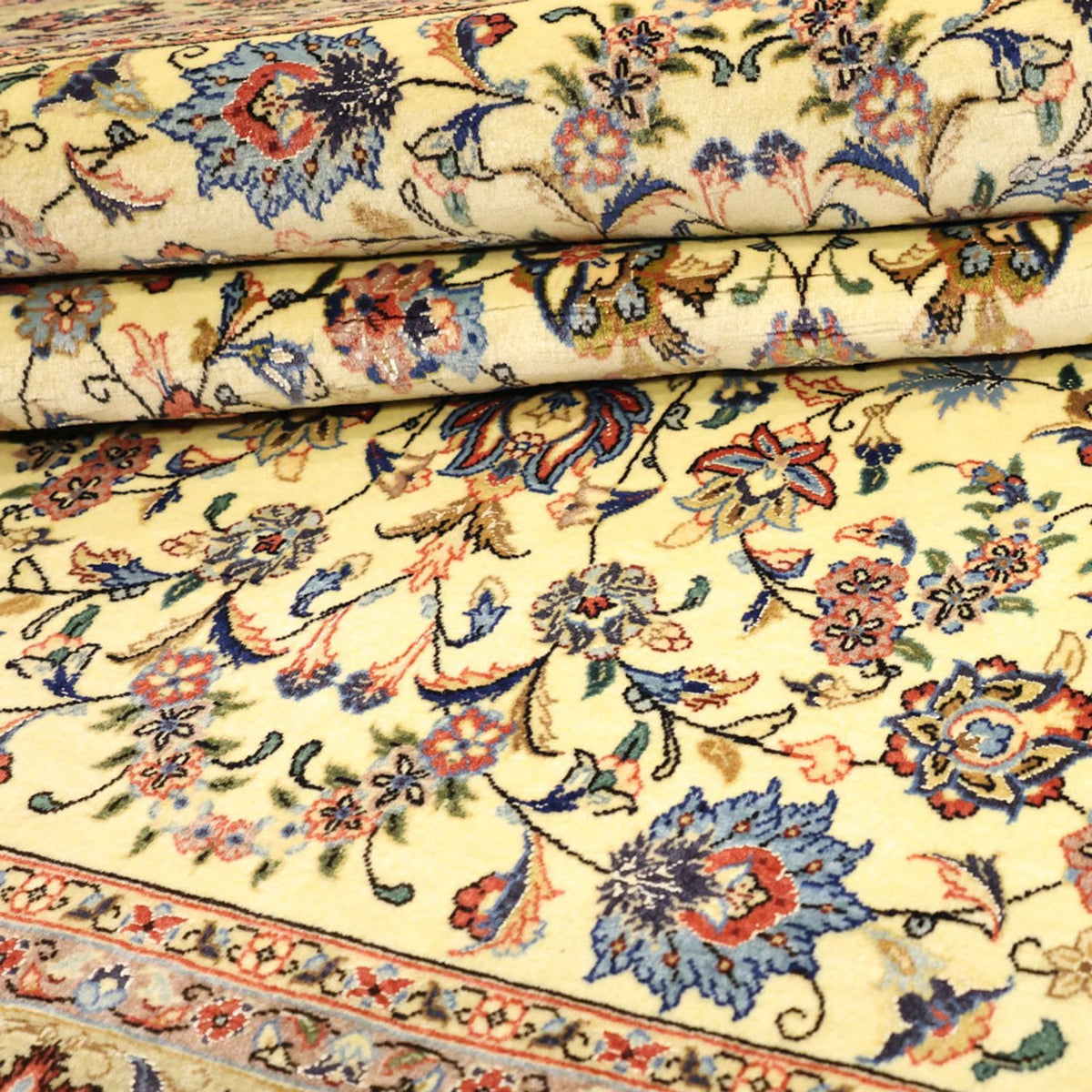 Persisk matta - Isfahan - Premium - 153 x 100 cm - beige