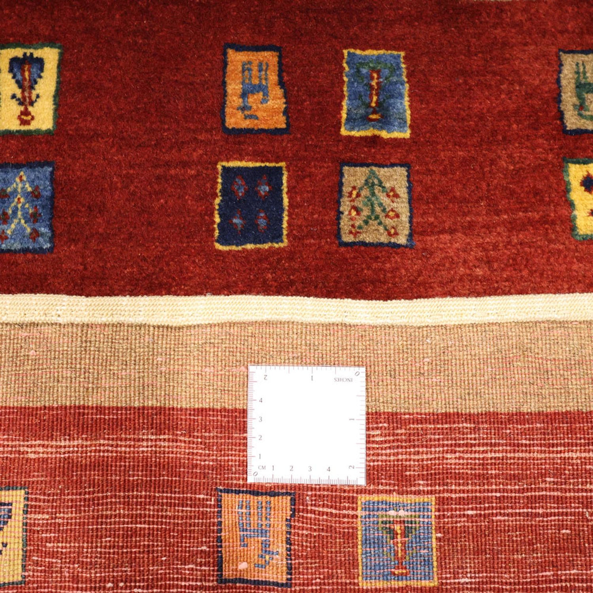 Gabbeh-matta - Loribaft Persian - 158 x 108 cm - flerfärgad