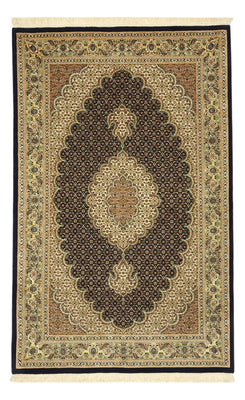 Persisk matta - Tabriz - Royal - Halsband i siden - 160 x 98 cm - mörk beige