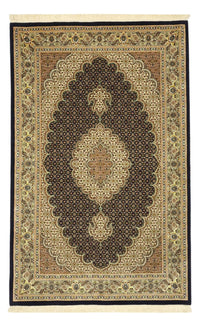 Persisk matta - Tabriz - Royal - Halsband i siden - 160 x 98 cm - mörk beige